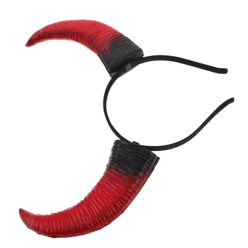 ROMISBABA Gothic Teufelshörner Haarreif mit Realistischen Hörnern Langlebiges Halloween Kostüm-accessoire für Karneval Cosplay und Fotoshootings Rot-schwarzes Horn Stirnband ROMISBABA Gothic Teufelshörner Haarreif mit Realistischen Hörnern Langlebiges Halloween Kostüm-accessoire für Karneval Cosplay und Fotoshootings Rot-schwarzes Horn Stirnband von ROMISBABA