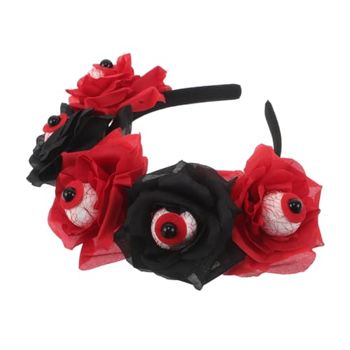 ROMISBABA Halloween Haarreif mit Augenrose Gruseliges Party Headwear für Frauen und Teens Leichter Wiederverwendbarer Kopfschmuck für Kostüm Haunted House Cosplay Accessoire ROMISBABA Halloween Haarreif mit Augenrose Gruseliges Party Headwear für Frauen und Teens Leichter Wiederverwendbarer Kopfschmuck für Kostüm Haunted House Cosplay Accessoire von ROMISBABA