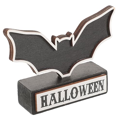 ROMISBABA Halloween Holzschilder Deko für Desktop Rustikale Bat Dekoration für Festliche Partys und Geisterfeiern Langlebig und Praktisch Effektvoller Look ROMISBABA Halloween Holzschilder Deko für Desktop Rustikale Bat Dekoration für Festliche Partys und Geisterfeiern Langlebig und Praktisch Effektvoller Look von ROMISBABA