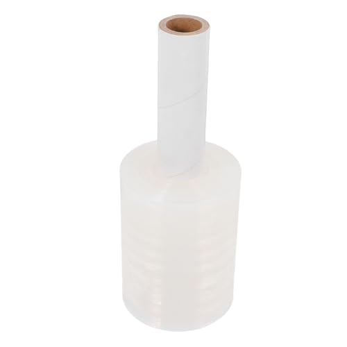 ROMISBABA Handheld Stretch Film mit Komfortgriff Transparente PE Verpackungsfolie für Umzug und Lagerung Wetterfeste Schutzfolie zum Sicheren Bündeln und Verpacken von Möbeln und von ROMISBABA