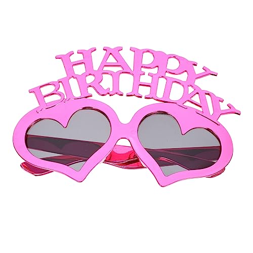 ROMISBABA Herzförmige Geburtstagsbrille Lustige Sonnenbrille für Partys Dekorative Brille für Fotos für Geburtstagsfeiern ROMISBABA Herzförmige Geburtstagsbrille Lustige Sonnenbrille für Partys Dekorative Brille für Fotos für Geburtstagsfeiern von ROMISBABA