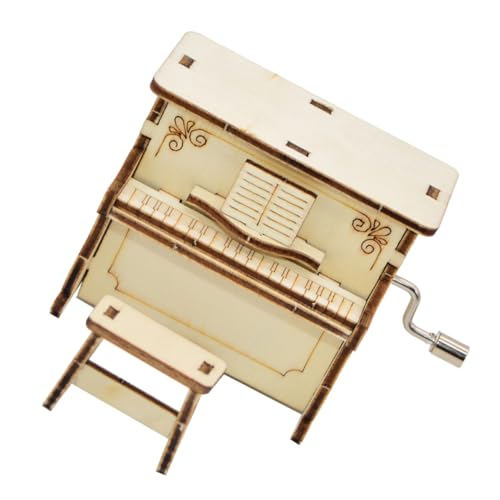 ROMISBABA Holz musikbox Klavier DIY Modellspielzeug Wissenschaftlicher Holzbaukasten Zarte Spieluhr Kreatives Geschenk für Jungen und Mädchen Dekoratives Tischornament ROMISBABA Holz musikbox Klavier DIY Modellspielzeug Wissenschaftlicher Holzbaukasten Zarte Spieluhr Kreatives Geschenk für Jungen und Mädchen Dekoratives Tischornament von ROMISBABA