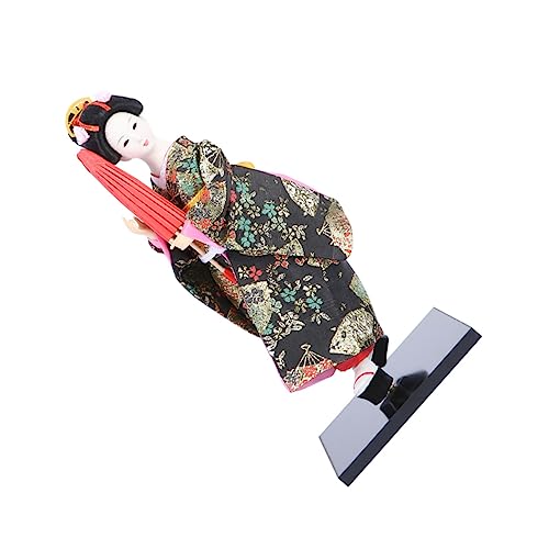 ROMISBABA Humanoid Geisha Puppe Mini orientalisch klein Plüsch Japaner inspirierte Mädchenfiguren Tischdekoration im japanischen Stil japanische Desktop-Dekoration Stoff von ROMISBABA