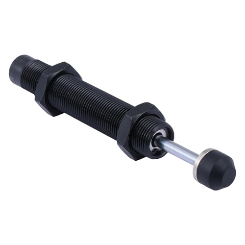 ROMISBABA Hydraulischer Ölstoßdämpfer Präziser Pneumatischer Zylinderpuffer Druckregulierender Stoßabsorber Geräuschreduzierend für Mechanische Anwendungen von ROMISBABA