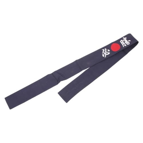 ROMISBABA Japanisches Stirnband für Karate und Koch Dekoratives Atmungsaktives Ninja Stirnband mit Rutschfester Passform Verstellbar und Langlebig Geeignet für Sport und Küche Blau von ROMISBABA