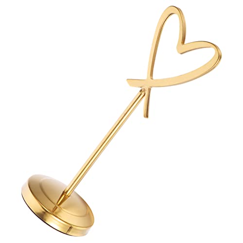 ROMISBABA Kartenhalter Tischkartenhalter Herzform Gold für Hochzeit Restaurant Party Memo Fotohalter Tischdekoration ROMISBABA Kartenhalter Tischkartenhalter Herzform Gold für Hochzeit Restaurant Party Memo Fotohalter Tischdekoration von ROMISBABA