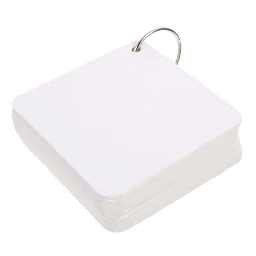 ROMISBABA Leere Karteikarten mit Metallring Robuste DIY Notizkarten Vielseitige Flash Cards für Lernen Basteln Vokabeln Handlich und Tragbar Glatte Oberfläche Langlebig ROMISBABA Leere Karteikarten mit Metallring Robuste DIY Notizkarten Vielseitige Flash Cards für Lernen Basteln Vokabeln Handlich und Tragbar Glatte Oberfläche Langlebig von ROMISBABA