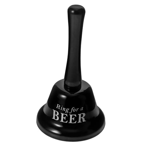 ROMISBABA Metallic Buchstaben Handglocke Schwarz Lauter Klarer Klang Kreative Handklingel für Junggesellenabschied Bar und Partydeko Tragbare Glocke mit Präziser Verarbeitung ROMISBABA Metallic Buchstaben Handglocke Schwarz Lauter Klarer Klang Kreative Handklingel für Junggesellenabschied Bar und Partydeko Tragbare Glocke mit Präziser Verarbeitung von ROMISBABA