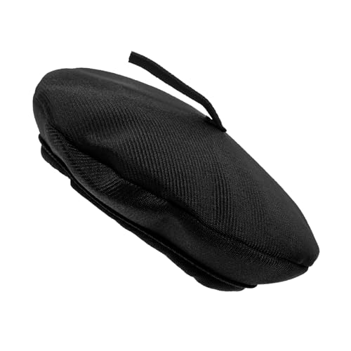 ROMISBABA Mini Beret Mütze aus Leichte Miniatur Puppe Hut Robust und Farbecht für DIY Bastelprojekte Puppenfotografie und Kostümzubehör Schwarzer Kleiner Puppenhut von ROMISBABA