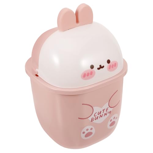 ROMISBABA Mini Tischmülleimer mit Deckel Niedlicher Hasenform Abfalleimer für Schreibtisch Badezimmer Büro und Schlafzimmer Kompakte für Saubere und Geruchsfreie Aufbewahrung ROMISBABA Mini Tischmülleimer mit Deckel Niedlicher Hasenform Abfalleimer für Schreibtisch Badezimmer Büro und Schlafzimmer Kompakte für Saubere und Geruchsfreie Aufbewahrung von ROMISBABA