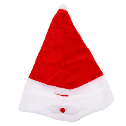 ROMISBABA Motorbike Santa Helmüberzug Weicher Schutz Lustige Nikolausmütze Weihnachtshelm Abdeckung Weihnachtliche Motorrad Dekoration für Erwachsene von ROMISBABA