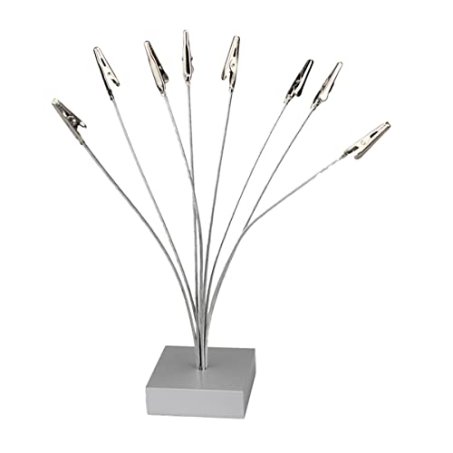 ROMISBABA Multi Head Kartenhalter aus Metall Silberne Foto und Memo Clips für Tischdekoration und Bastelprojekte für Hochzeiten Partys und Zuhause ROMISBABA Multi Head Kartenhalter aus Metall Silberne Foto und Memo Clips für Tischdekoration und Bastelprojekte für Hochzeiten Partys und Zuhause von ROMISBABA