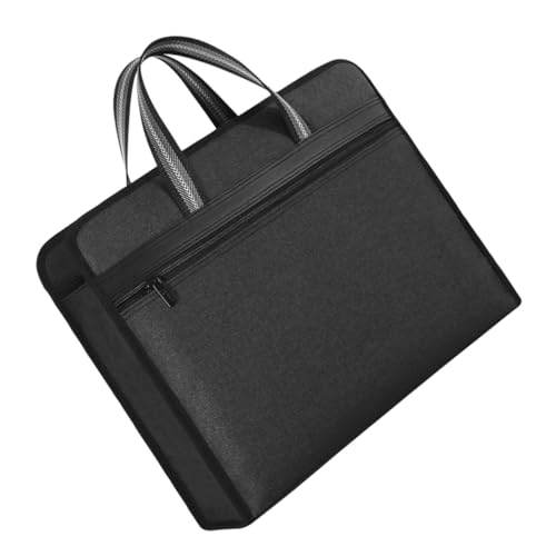 ROMISBABA Multilayer Canvas Dokumententasche mit Reißverschluss Professionelle Aktenmappe für Damen und Nutzer Eleganter Organizer für Reiseunterlagen und Wichtige Dokumente Praktische ROMISBABA Multilayer Canvas Dokumententasche mit Reißverschluss Professionelle Aktenmappe für Damen und Nutzer Eleganter Organizer für Reiseunterlagen und Wichtige Dokumente Praktische von ROMISBABA
