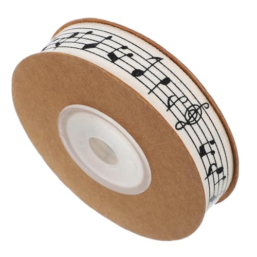 ROMISBABA Musiknoten Geschenkband Baumwolle Musikalisches Dekoband für Geburtstage Hochzeiten Basteln Wreaths Verpackung Schleifenband für Musikliebhaber ROMISBABA Musiknoten Geschenkband Baumwolle Musikalisches Dekoband für Geburtstage Hochzeiten Basteln Wreaths Verpackung Schleifenband für Musikliebhaber von ROMISBABA