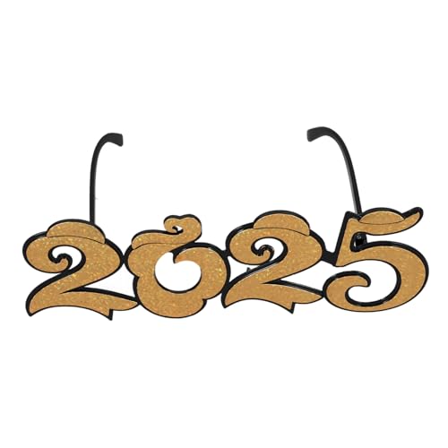 ROMISBABA Neujahrsbrille Partybrille aus Leichtem Pc Material Stylisches Zahlen Design Kompakt und Robust als Foto Requisite für Silvester und Jahreswechsel Feiern ROMISBABA Neujahrsbrille Partybrille aus Leichtem Pc Material Stylisches Zahlen Design Kompakt und Robust als Foto Requisite für Silvester und Jahreswechsel Feiern von ROMISBABA