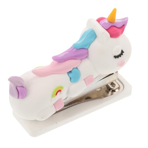 ROMISBABA Niedlicher Einhorn Hefter Tragbarer Mini Hefter für Schule Büro und Kreative Bastelprojekte Einfach zu Bedienen Stabiler Heftleistung für Unterwegs ROMISBABA Niedlicher Einhorn Hefter Tragbarer Mini Hefter für Schule Büro und Kreative Bastelprojekte Einfach zu Bedienen Stabiler Heftleistung für Unterwegs von ROMISBABA