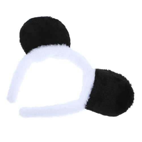 ROMISBABA Niedliches Panda Ohren Haarreif Cosplay Kostüm Party Kopfschmuck Zartes Stirnband mit Dekorativen Tierohren Geeignet für Geburtstagsfeier Maskenball und Karneval von ROMISBABA