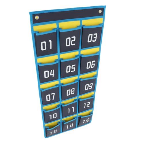 ROMISBABA Nummerierter Wand Organizer Weichem Vliesstoff für Klassenzimmer Mobiler Handyhalter zur Wand und Türmontage Multifunktional für Handys Taschenrechner und Kleine Utensilien ROMISBABA Nummerierter Wand Organizer Weichem Vliesstoff für Klassenzimmer Mobiler Handyhalter zur Wand und Türmontage Multifunktional für Handys Taschenrechner und Kleine Utensilien von ROMISBABA