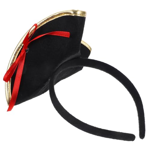 ROMISBABA Piraten Haarreif Halloween Party Accessoire Kreatives Cosplay Stirnband Komfortabel für Kopfgrößen und Haartypen Vielseitiger Halloween Kopfschmuck von ROMISBABA