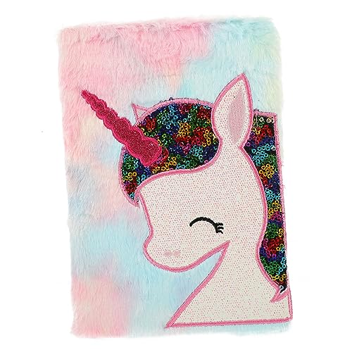 ROMISBABA Plüsch Einhorn Notizbuch Tagebuch Kuscheliges Dekoratives Notizheft für Junge Mädchen Weich Bezogen für Planung Ideen und Persönliche Aufzeichnungen ROMISBABA Plüsch Einhorn Notizbuch Tagebuch Kuscheliges Dekoratives Notizheft für Junge Mädchen Weich Bezogen für Planung Ideen und Persönliche Aufzeichnungen von ROMISBABA