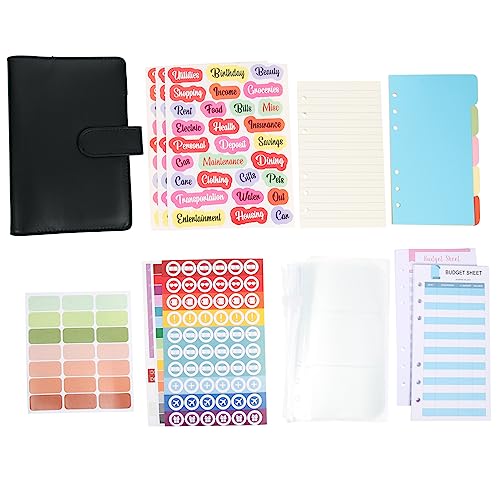 ROMISBABA Portabler Geldplaner Notizbuch mit Losem Kreativer Budget Organizer für Sparen und Finanzplanung Vielseitiges Ringbuch für Familie Freunde und Studenten Schwarzes Design ROMISBABA Portabler Geldplaner Notizbuch mit Losem Kreativer Budget Organizer für Sparen und Finanzplanung Vielseitiges Ringbuch für Familie Freunde und Studenten Schwarzes Design von ROMISBABA