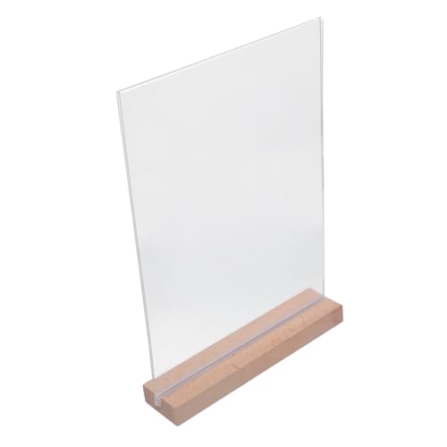 ROMISBABA Präsentationsständer aus Acryl Anzeigen Staffelei Rezeption Broschüre Bild Gestell Sublimation Acryl Namensschilder aus für Schreibtische Holz Transparent ROMISBABA Präsentationsständer aus Acryl Anzeigen Staffelei Rezeption Broschüre Bild Gestell Sublimation Acryl Namensschilder aus für Schreibtische Holz Transparent von ROMISBABA