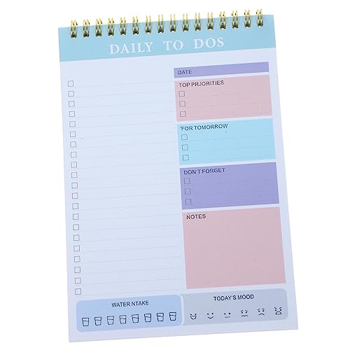 ROMISBABA Praktischer Notizblock Abreißbarer Planer für To Do Listen und Tägliche Zeitplanung Tragbares Memo Pad für Büro und Schule Blaues Design Klebender Oberfläche ROMISBABA Praktischer Notizblock Abreißbarer Planer für To Do Listen und Tägliche Zeitplanung Tragbares Memo Pad für Büro und Schule Blaues Design Klebender Oberfläche von ROMISBABA