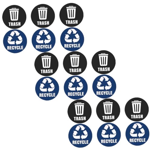 ROMISBABA Recycling aufkleber PVC Selbstklebend Mülltonnen Etiketten Mülltrennung Aufkleber für Abfallbehälter Zuhause Büro Hotel Restaurant zur Einfachen Abfallklassifizierung ROMISBABA Recycling aufkleber PVC Selbstklebend Mülltonnen Etiketten Mülltrennung Aufkleber für Abfallbehälter Zuhause Büro Hotel Restaurant zur Einfachen Abfallklassifizierung von ROMISBABA