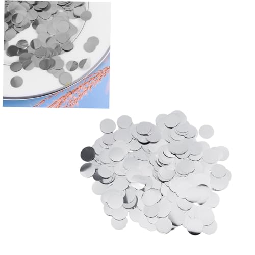 ROMISBABA Rundes Aluminiumfolie Konfetti Silber Glänzende Pailletten Tischdeko Party Streuartikel für Geburtstag Hochzeit Shower Feier ROMISBABA Rundes Aluminiumfolie Konfetti Silber Glänzende Pailletten Tischdeko Party Streuartikel für Geburtstag Hochzeit Shower Feier von ROMISBABA