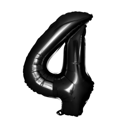 ROMISBABA Schwarze Zahlen Folienballons mit Selbstabdichtend Wiederverwendbar für Geburtstags Jubiläumsdeko Einfache Befestigung an Schnur ROMISBABA Schwarze Zahlen Folienballons mit Selbstabdichtend Wiederverwendbar für Geburtstags Jubiläumsdeko Einfache Befestigung an Schnur von ROMISBABA