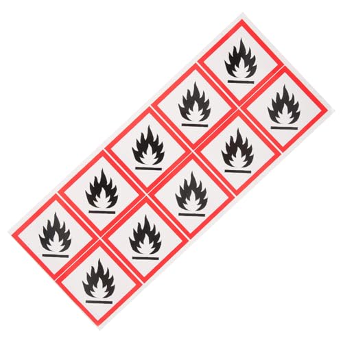 ROMISBABA Selbstklebendes Flammable Liquid Sticker PVC Aufkleber Warnschild für Feuergefährliche Stoffe Büro und Industrie Sicherheitskennzeichnung ROMISBABA Selbstklebendes Flammable Liquid Sticker PVC Aufkleber Warnschild für Feuergefährliche Stoffe Büro und Industrie Sicherheitskennzeichnung von ROMISBABA