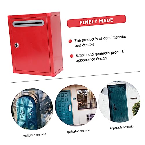 ROMISBABA Spendenbox mit Schloss Abschließbare Vorschlags und Beschwerdebox Robuste Metallbox für Büro Schule Multifunktionale Sichere und Leichte Briefkastenlösung ROMISBABA Spendenbox mit Schloss Abschließbare Vorschlags und Beschwerdebox Robuste Metallbox für Büro Schule Multifunktionale Sichere und Leichte Briefkastenlösung von ROMISBABA