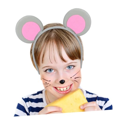 ROMISBABA Süßes Mausohren Haarband Bequemes Langlebiges Cosplay Stirnband für Karneval Halloween Partys für Erwachsene Fest Sitzend Vielseitiges Kostümzubehör ROMISBABA Süßes Mausohren Haarband Bequemes Langlebiges Cosplay Stirnband für Karneval Halloween Partys für Erwachsene Fest Sitzend Vielseitiges Kostümzubehör von ROMISBABA