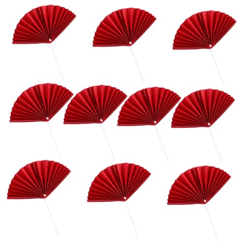 ROMISBABA Teiliges Fan Förmige Tortendeko Rote Kuchendekoration für Geburtstagsfeiern Kreative Cake Picks für Torten und Cupcakes ROMISBABA Teiliges Fan Förmige Tortendeko Rote Kuchendekoration für Geburtstagsfeiern Kreative Cake Picks für Torten und Cupcakes von ROMISBABA