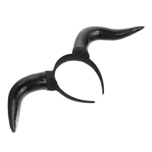 ROMISBABA Teufelshörner Haarreif Halloween Horn Stirnband Leichtes Langlebiges Cosplay Accessoire für Party Karneval Bühne für Frauen Mädchen von ROMISBABA