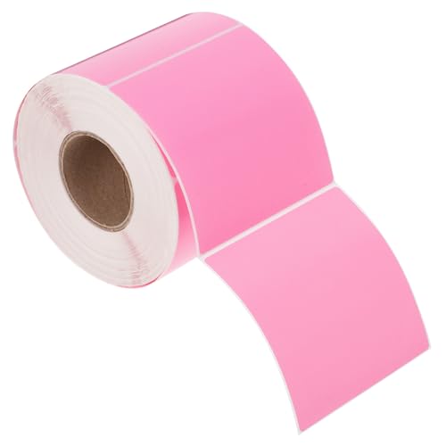 ROMISBABA Thermoetiketten Rolle Selbstklebend Wasserabweisend Blanko Versandaufkleber für Thermodirektdruck Adress und Expressetiketten DIY Label Rosa ROMISBABA Thermoetiketten Rolle Selbstklebend Wasserabweisend Blanko Versandaufkleber für Thermodirektdruck Adress und Expressetiketten DIY Label Rosa von ROMISBABA