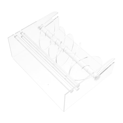 ROMISBABA Verstellbarer Acryl Etiketten Stickerspender Fächer Rollenhalter Organizer für Büro Schule Zuhause Leichter Acrylhalter für Aufkleberrollen Einfach zu Montieren Vielseitig ROMISBABA Verstellbarer Acryl Etiketten Stickerspender Fächer Rollenhalter Organizer für Büro Schule Zuhause Leichter Acrylhalter für Aufkleberrollen Einfach zu Montieren Vielseitig von ROMISBABA