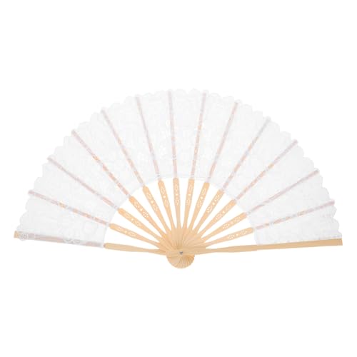 ROMISBABA Vintage Spitzen Handfächer Kompakt und Dekorativ mit Quasten als Brautfächer und Hochzeitsdeko für Tanz und Party Vielseitig für Hochzeit und Raumgestaltung Geeignet ROMISBABA Vintage Spitzen Handfächer Kompakt und Dekorativ mit Quasten als Brautfächer und Hochzeitsdeko für Tanz und Party Vielseitig für Hochzeit und Raumgestaltung Geeignet von ROMISBABA