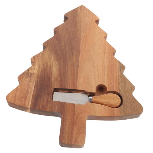 ROMISBABA Weihnachtliches Schneidebrett aus Tannenbaum Form Bruchsicher Multifunktional als Küchenhelfer und Servierbrett für Fleisch Gemüse Käse für Festtagsessen und Haushalt von ROMISBABA