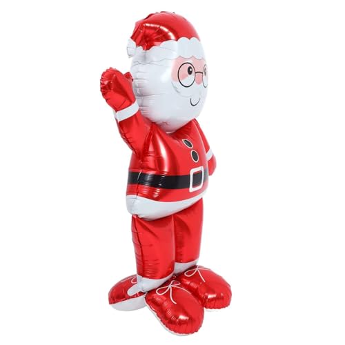 ROMISBABA Weihnachtsmann-Ballon außerhalb Weihnachtsdekoration süß Abschlussball Partyzubehör aufblasbare Weihnachtsdekorationen im Freien Weihnachtsballon Aluminiumfolie rot ROMISBABA Weihnachtsmann-Ballon außerhalb Weihnachtsdekoration süß Abschlussball Partyzubehör aufblasbare Weihnachtsdekorationen im Freien Weihnachtsballon Aluminiumfolie rot von ROMISBABA
