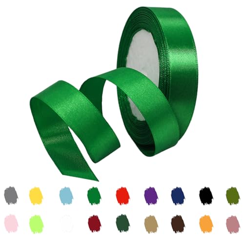 Grün Satinband 20mm,Geschenkband Satinband 22 Meter Polyesterband,Grün Schleifenband für Geschenkverpackung,Dekoration,Hochzeit,Weihnachten,Bastelarbeiten,und Geschenkverpackung Grün Satinband 20mm,Geschenkband Satinband 22 Meter Polyesterband,Grün Schleifenband für Geschenkverpackung,Dekoration,Hochzeit,Weihnachten,Bastelarbeiten,und Geschenkverpackung von RONGZUBAT