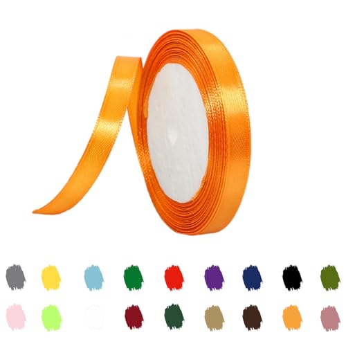 Orange Satinband 10mm,Geschenkband Satinband 22 Meter Polyesterband, Orange Schleifenband für Geschenkverpackung,Dekoration,Hochzeit,Weihnachten,Bastelarbeiten,und Geschenkverpackung Orange Satinband 10mm,Geschenkband Satinband 22 Meter Polyesterband, Orange Schleifenband für Geschenkverpackung,Dekoration,Hochzeit,Weihnachten,Bastelarbeiten,und Geschenkverpackung von RONGZUBAT
