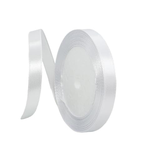Weiß Satinband 10mm,Geschenkband Satinband 22 Meter Polyesterband, Weiß Schleifenband für Geschenkverpackung,Dekoration,Hochzeit,Weihnachten,Bastelarbeiten,und Geschenkverpackung Weiß Satinband 10mm,Geschenkband Satinband 22 Meter Polyesterband, Weiß Schleifenband für Geschenkverpackung,Dekoration,Hochzeit,Weihnachten,Bastelarbeiten,und Geschenkverpackung von RONGZUBAT