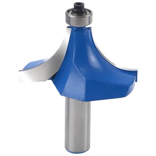 Runder Oberfräsen-Bit, 1,27 cm (1/2 Zoll) Schaft, Ecken-Abrundung, Kantenformung, Rundfräsen-Bit, 1-3/4-Zoll-Schnittdurchmesser (22,2 mm R) von ROOCBIT