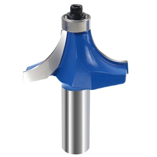 Runder Oberfräsen-Bit, 1,27 cm (1/2 Zoll) Schaft, Ecken-Abrundung, Kantenformung, Rundfräsen-Bit, 1-3/8 Schnittdurchmesser (17,5 mm R) von ROOCBIT