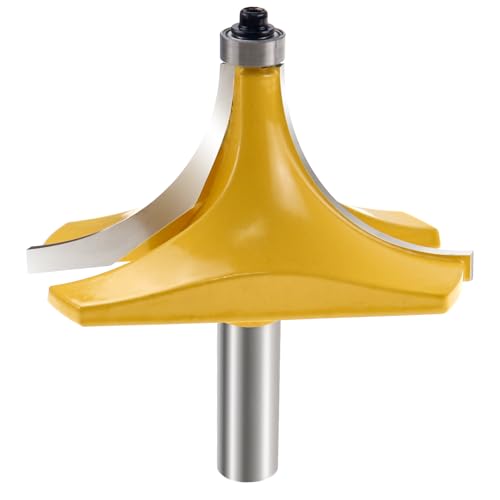 Runder Oberfräsen-Bit, 1,27 cm (1/2 Zoll) Schaft, Ecken-Abrundung, Kantenformung, Rundfräser, 3 Schnittdurchmesser (38 mm R) von ROOCBIT