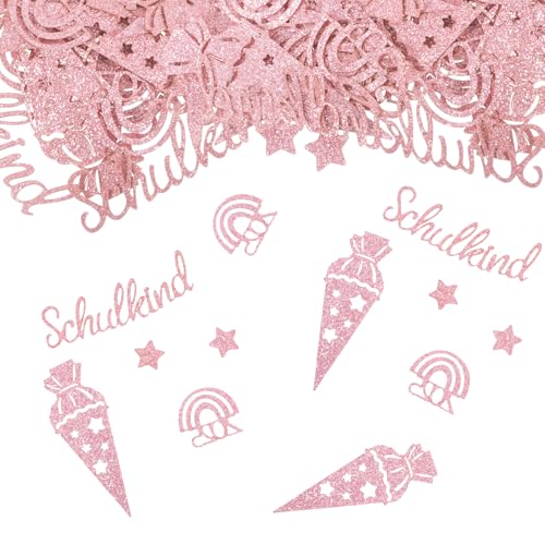 100 Stück RoseGold Konfetti Schulkind Deko, Einschulung Deko für Schulkind 2025 Junge oder Einschulung Junge/Mädchen, Schultüte Rohling Tischdekoration für Schulanfang 100 Stück RoseGold Konfetti Schulkind Deko, Einschulung Deko für Schulkind 2025 Junge oder Einschulung Junge/Mädchen, Schultüte Rohling Tischdekoration für Schulanfang von ROOMHUAWAY