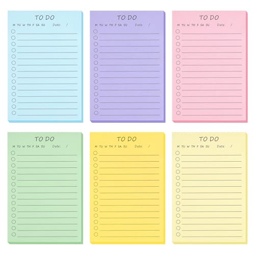 300 Blätter Haftnotizen, 6 Farben Sticky Notes, 15 X 10cm To Do Listen Block, als To Do Liste, Notizzettel, Klebezettel und Schule Zubehör, für Planer Erinnerung Büro Zuhause 300 Blätter Haftnotizen, 6 Farben Sticky Notes, 15 X 10cm To Do Listen Block, als To Do Liste, Notizzettel, Klebezettel und Schule Zubehör, für Planer Erinnerung Büro Zuhause von ROOMHUAWAY