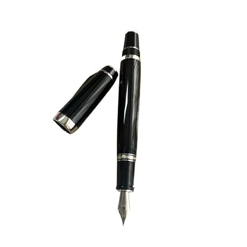 RORFFK Einzigartiger, luxuriöser Füllfederhalter mit einziehbarer Feder und Glanztaschenstift, zum Schreiben von Geschenken, zufällige Farbe, Diamant-Clip (F-Füller, nur Stift) von RORFFK