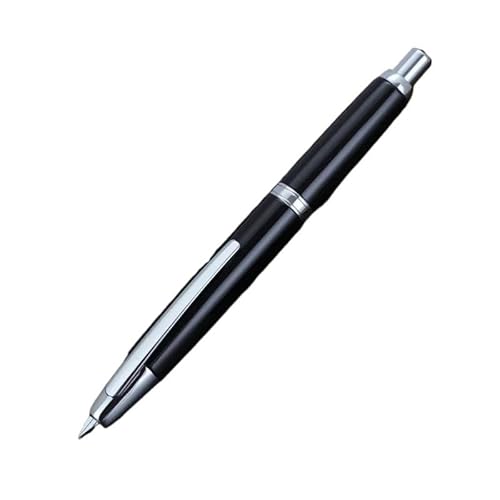 RORFFK Füllfederhalter aus Metall, Perlblau, Rotgold, Muster-Design, EF-F-Feder, Schreibtinte, Stifte, Schulbedarf, Stifte, Geschenke (04, EF (0,4 mm)) von RORFFK